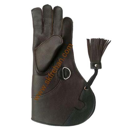 Falconry Leather Gloves.